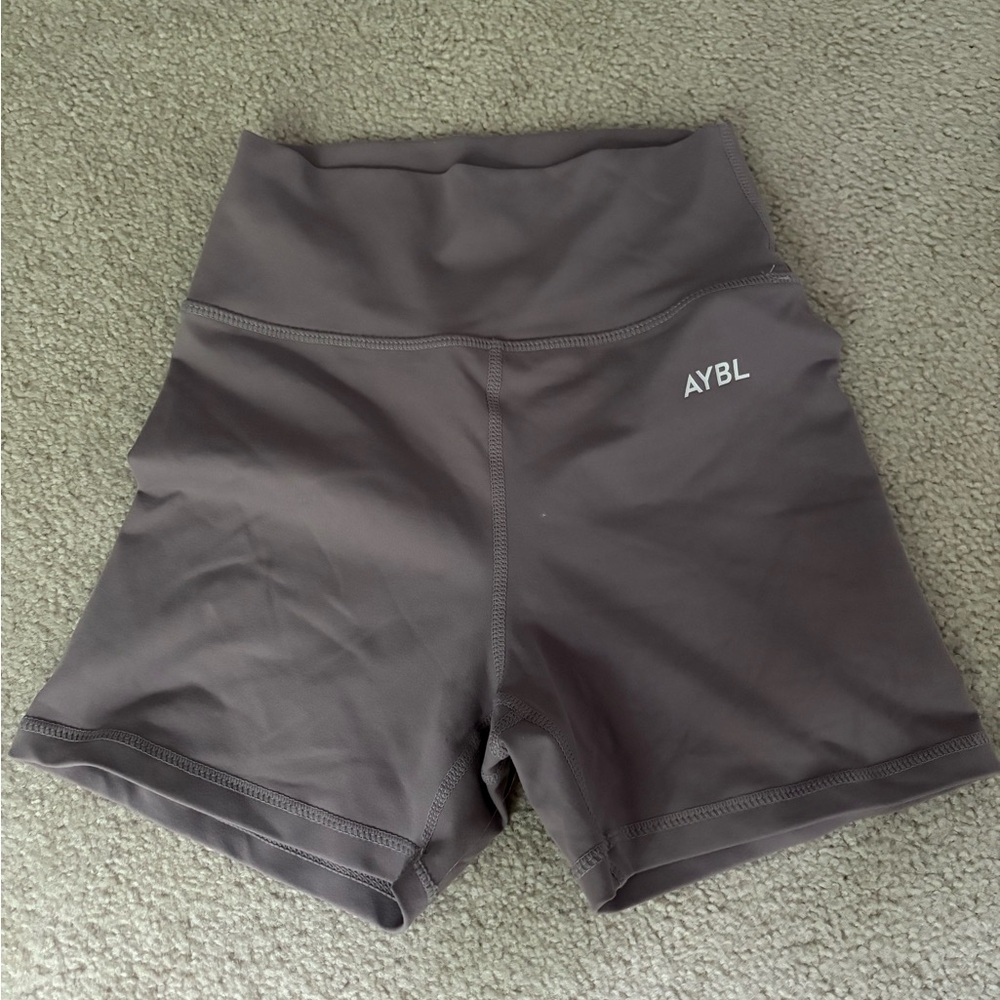 AYBL Women's Purple High-Waisted Biker Shorts